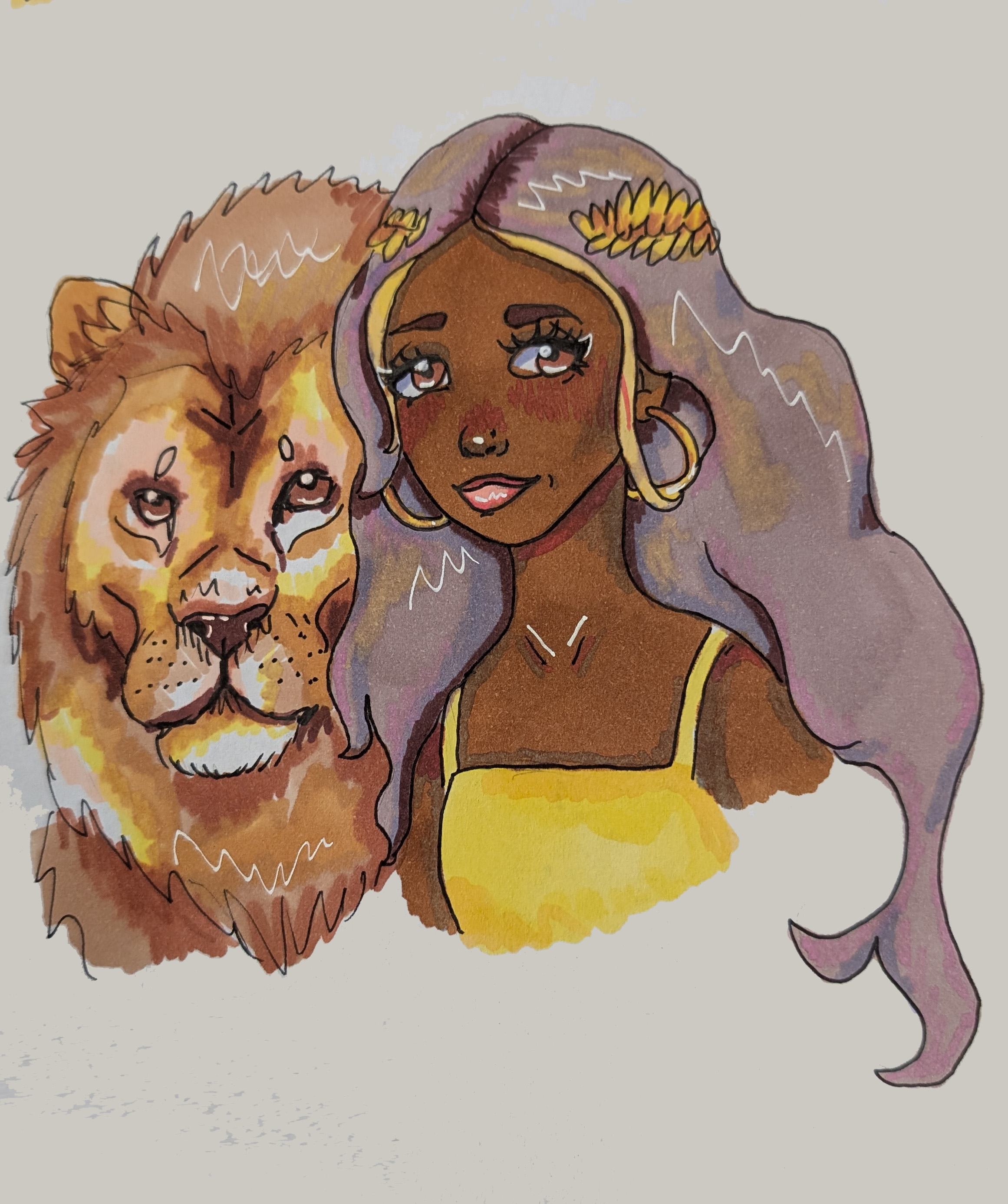 Leo - Zodiac Art
