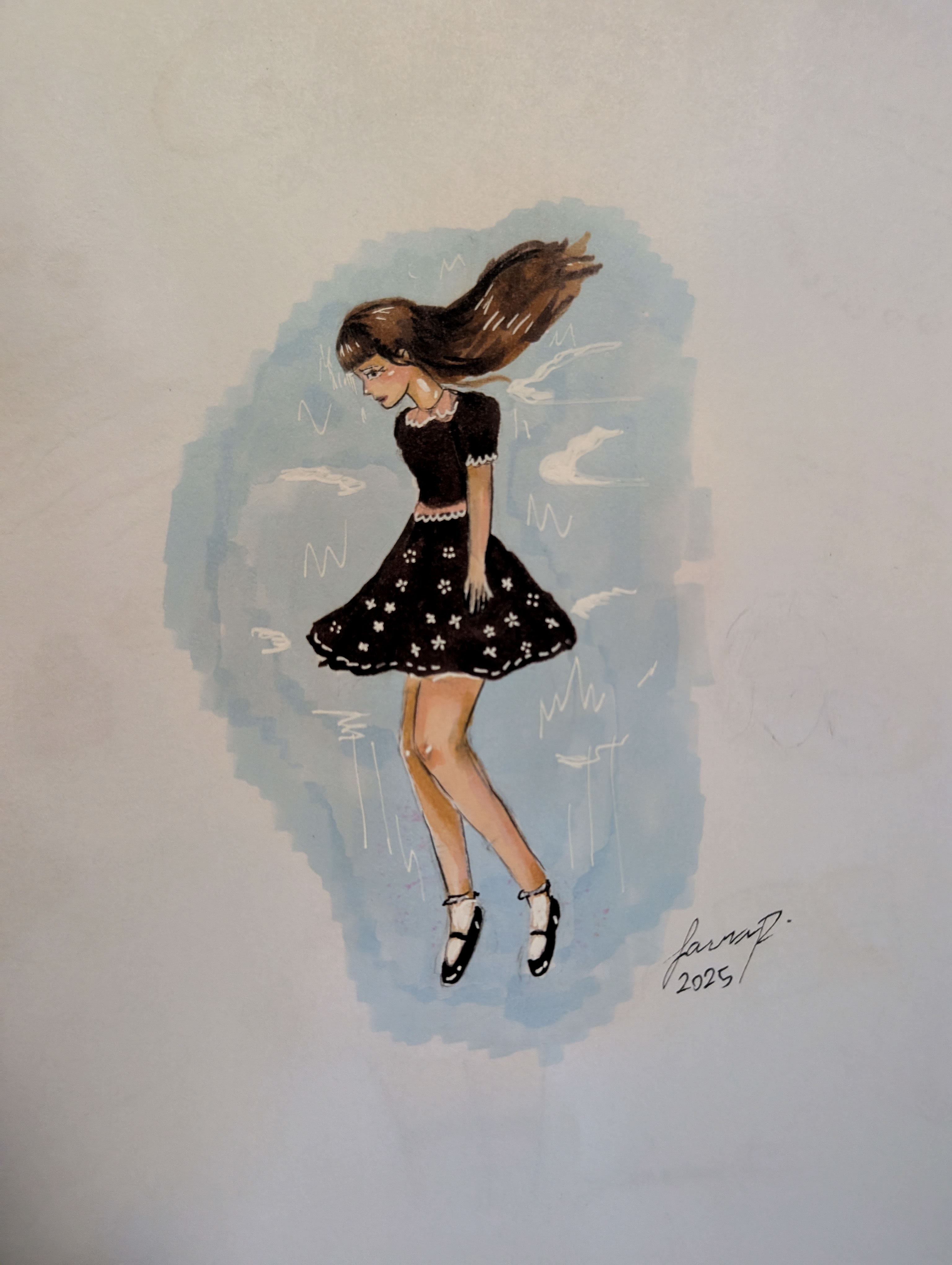 Girl Falling